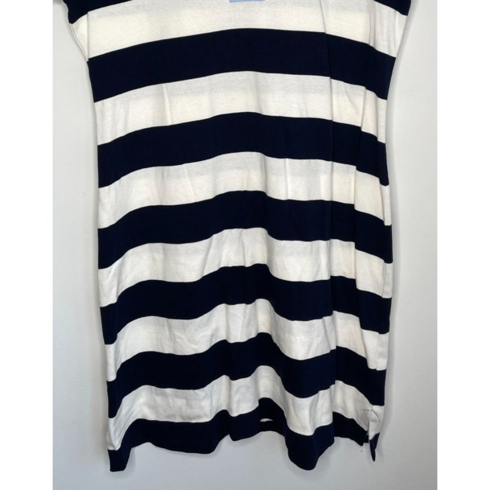 Chaps Striped Polo Dress Size XL Nautical Preppy Dress - Picture 5 of 9